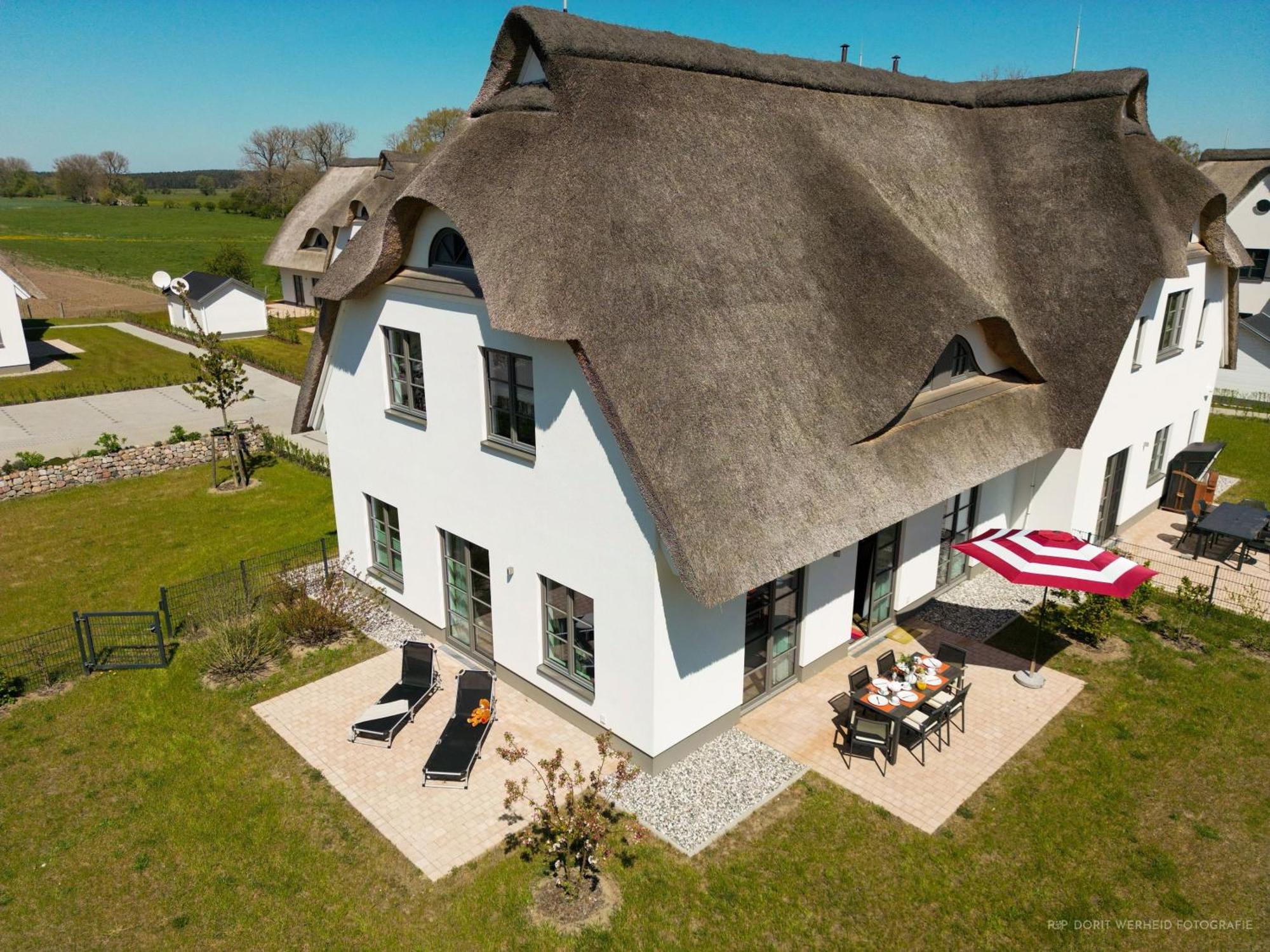 Villa Inseldomizil Stolpe - Urlaub Unter Reet Auf Usedom Stolpe auf Usedom Exterior foto