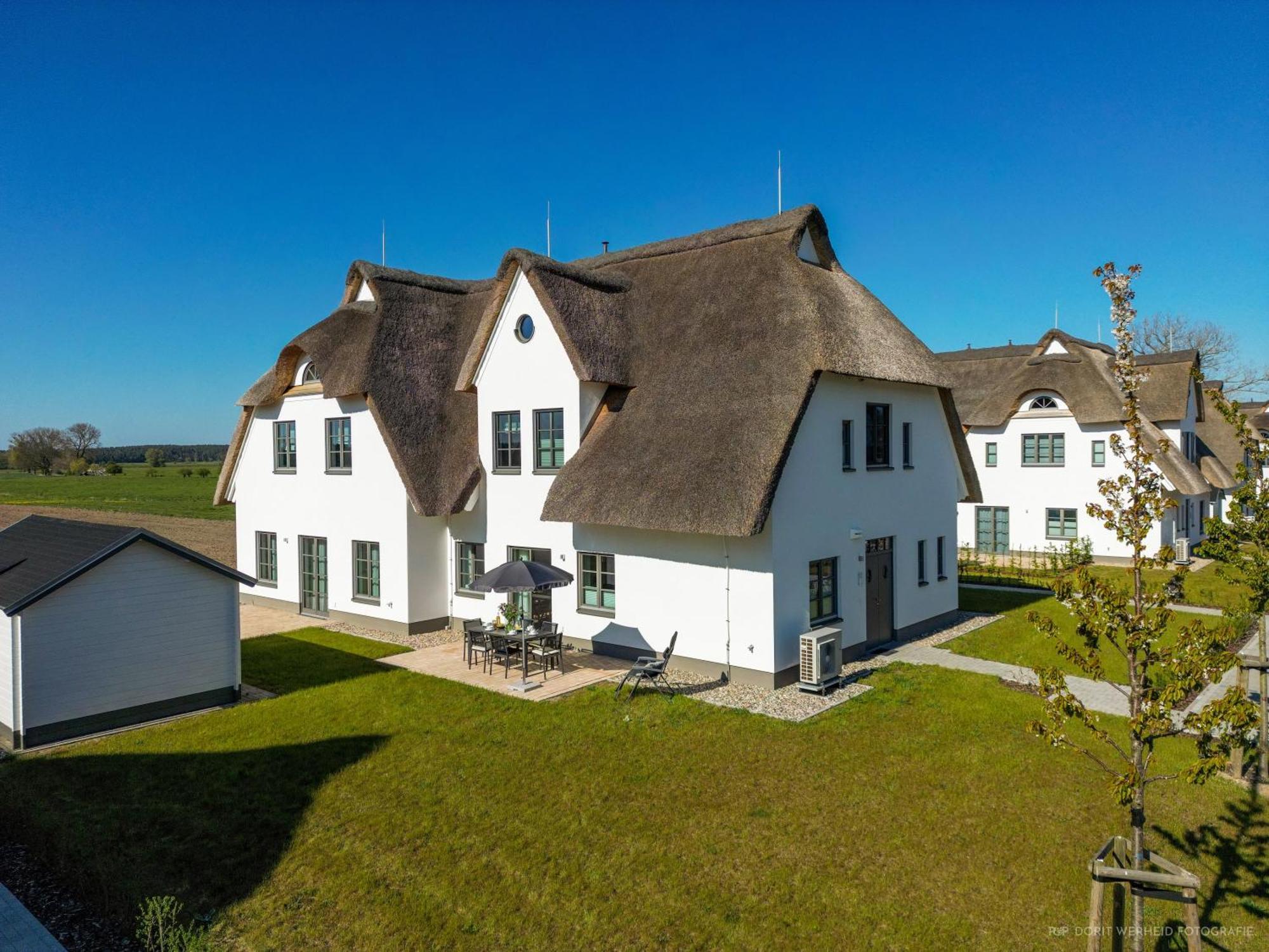 Villa Inseldomizil Stolpe - Urlaub Unter Reet Auf Usedom Stolpe auf Usedom Exterior foto